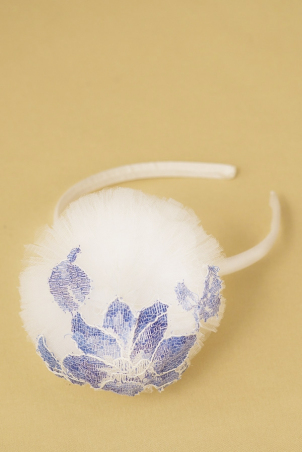 Flower Snowballs - Bentita delicata pentru fetite