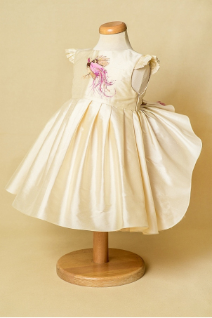 Bird of Paradis -  Special occasion hand painted dress