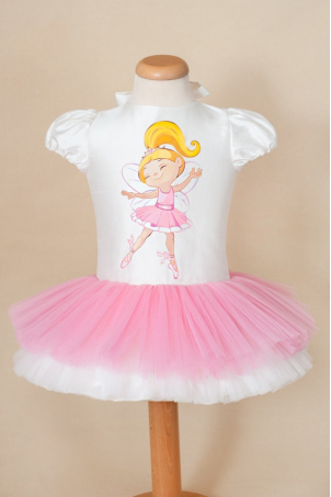 Little Ballerina - Ballerina shantung silk dress