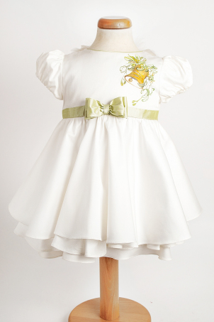 Tinkerbell - Hand painted dress with handcrafted wings Tinkerbell - Hand painted dress with handcrafted wings