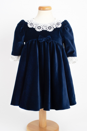 Louise - special occasion velvet dress