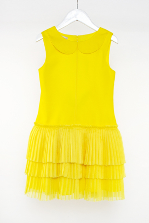 "Sunshine Love" - 8 Ani - Rochie vaporoasa pentru fetite din voal de matase