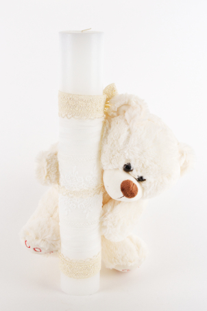 Lumanare pentru botez - Teddy Bear