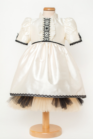 Alice - Elegant silk shantung dress