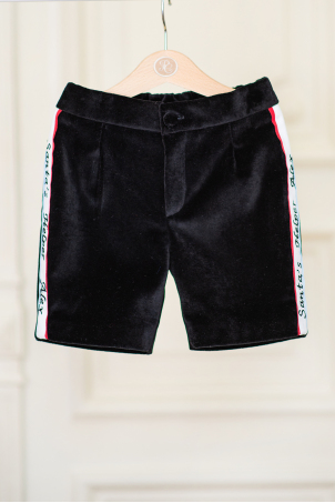 Christmas personalized velvet pants for boys and toddler