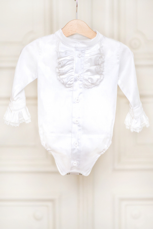 Elegant Dream - Special occasion shirt for children with jabot