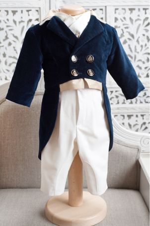 O'Malley Boys Velvet Vintage Aristocratic Suit