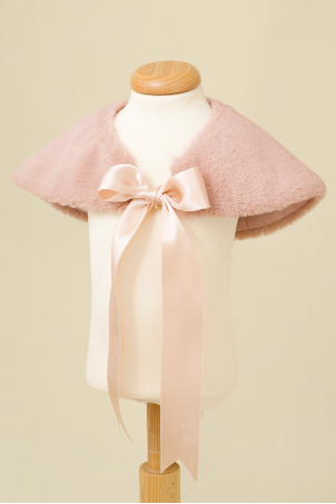 Pink Chantilly - Baby Girl Fur Coat