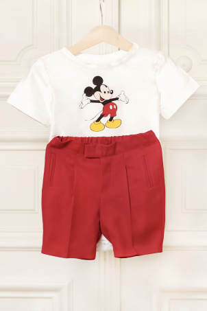 Summer Mickey - Special Occasion hand-painted suit