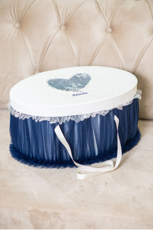 Blue Cupcake - Christening Trousseau Box