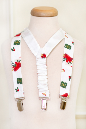 Here comes Santa - Adjustable suspenders for kids and babies