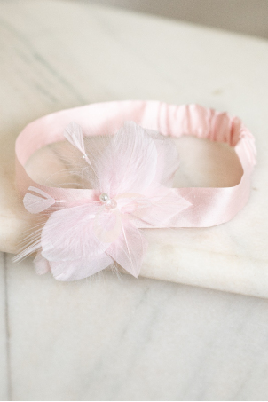 Pink Butterfly Headband