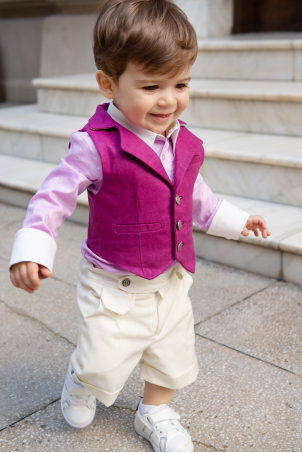 Summer Vibe - elegant waistcoat suit for boys