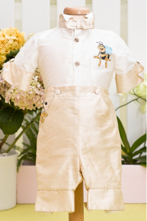 Little Bumblebee - Boy Hand Painted Elegant Suit