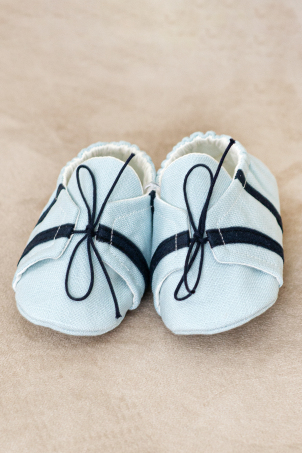 Baby Blue - Baby Boy Bootees
