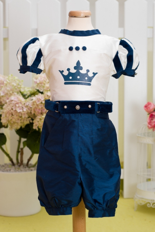 Baby King - Costum pictat baieti