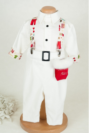 Santa's Little Helper Christmas Suit for Boys