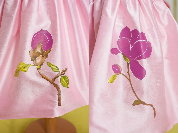 "Aquarela" - christening dress "Magnolia"